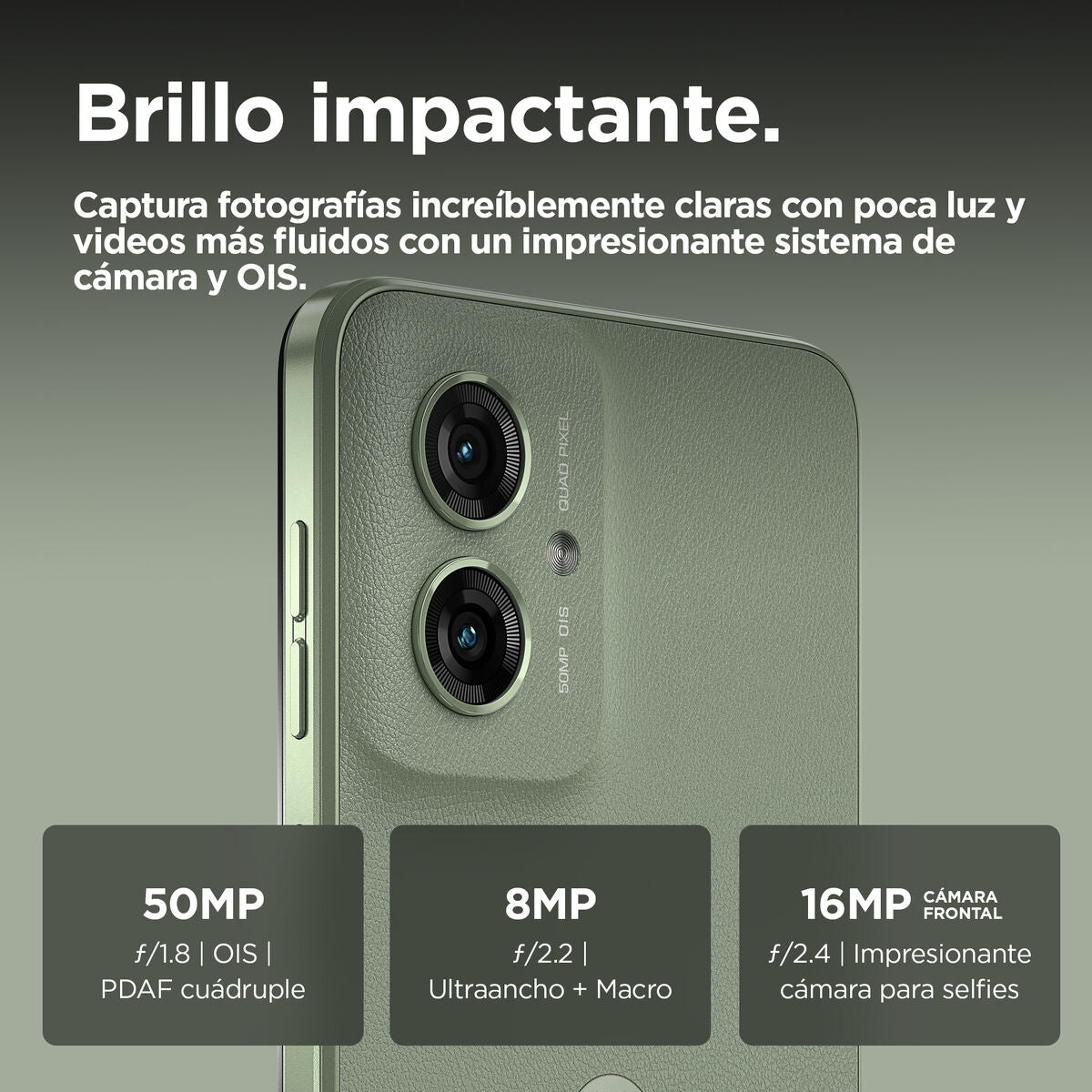 Smartphone Motorola Moto G55 5G DS 8 GB RAM 256 GB Green